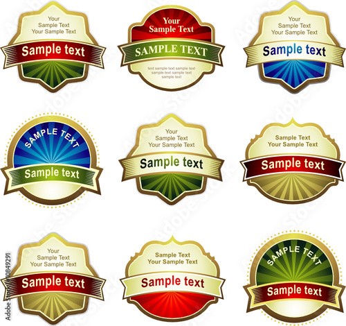 set of design elements