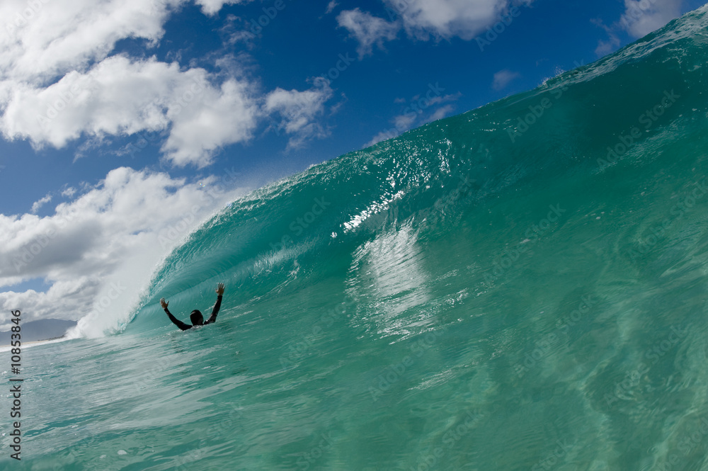 Fototapeta premium perfect wave at Pipeline