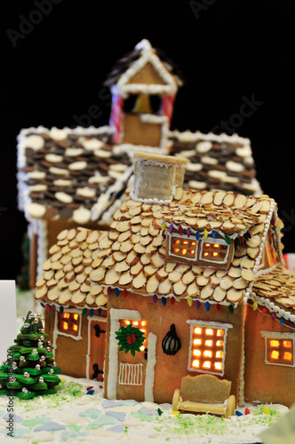 Gingerbread house for christmas