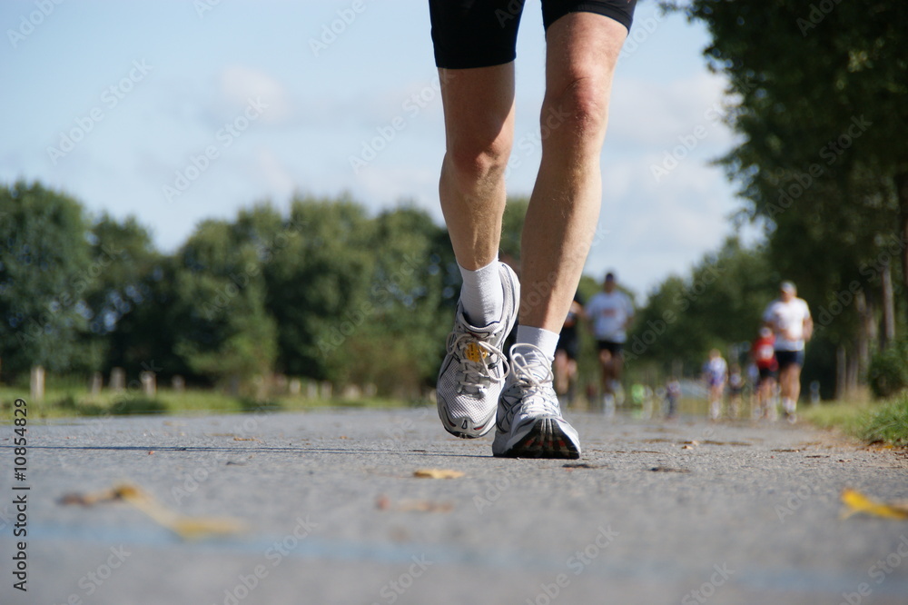 Fototapeta premium Marathonläufer