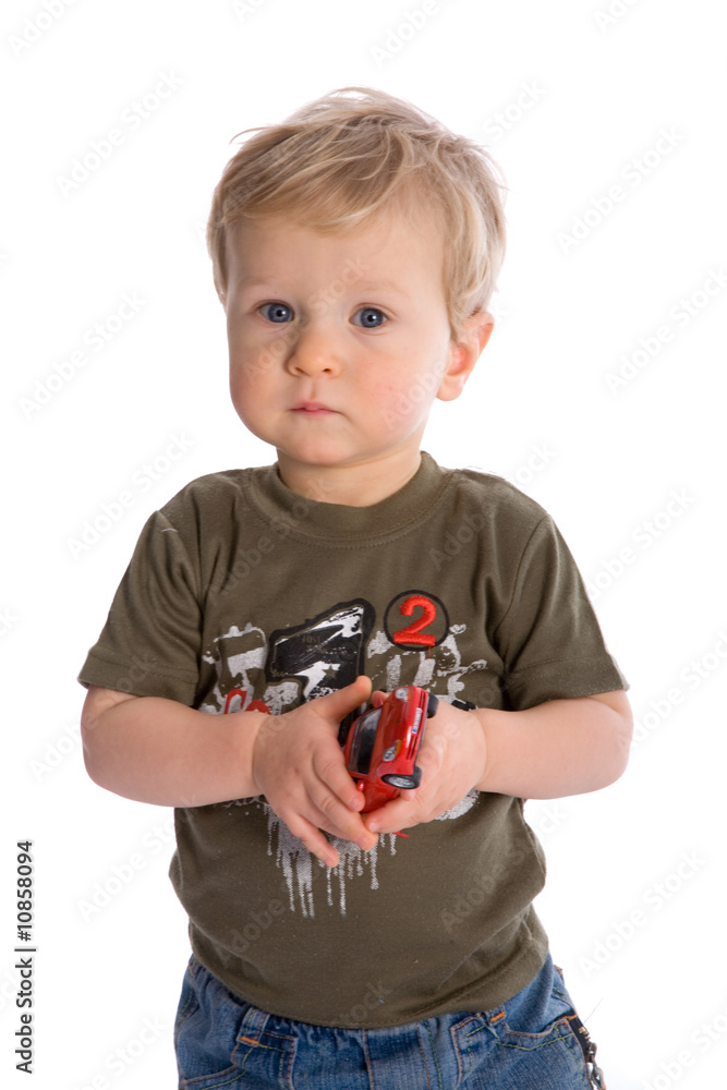 baby on white background