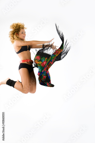 Young Woman In Swimsuit