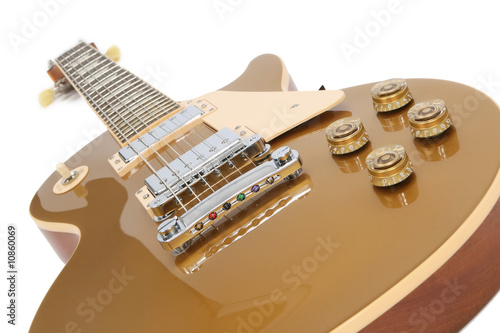Fotografi Electric Guitar (Gibson Les Paul Gold Top)