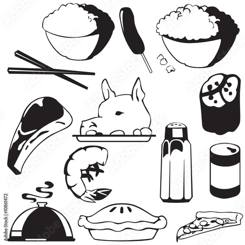 food collection vector