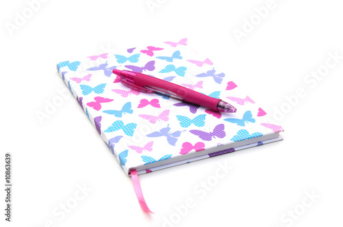notebook and pen