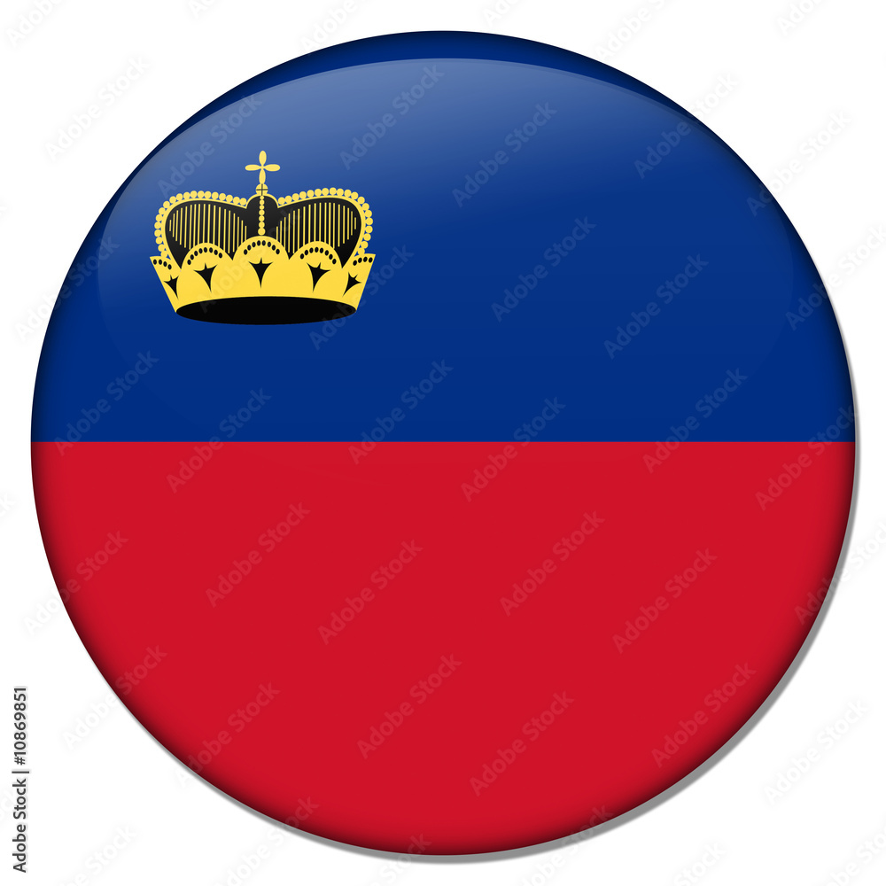 Obraz premium liechtenstein button