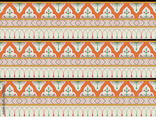 Pattern portraying Botany / garden.