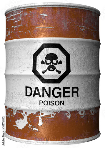 Barrel with poison