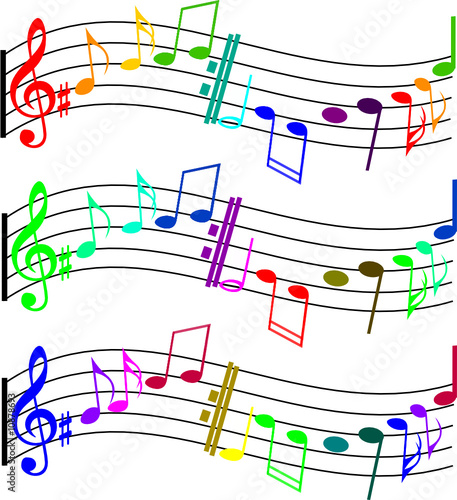 pauta musical. Vector