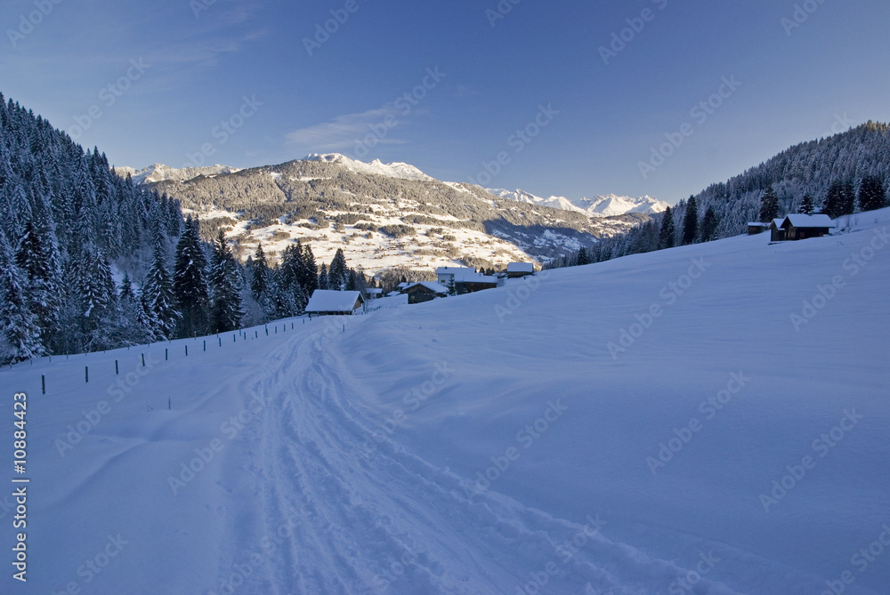 Obraz premium Winter in den Bergen