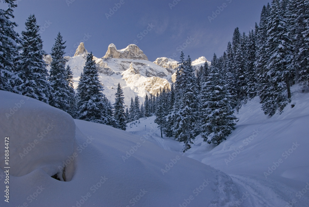 Winter in den Bergen