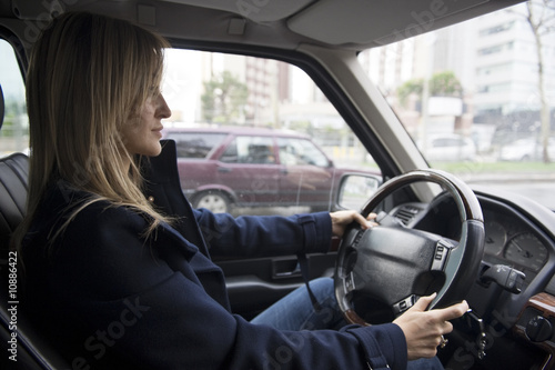 Woman driving car © senai aksoy