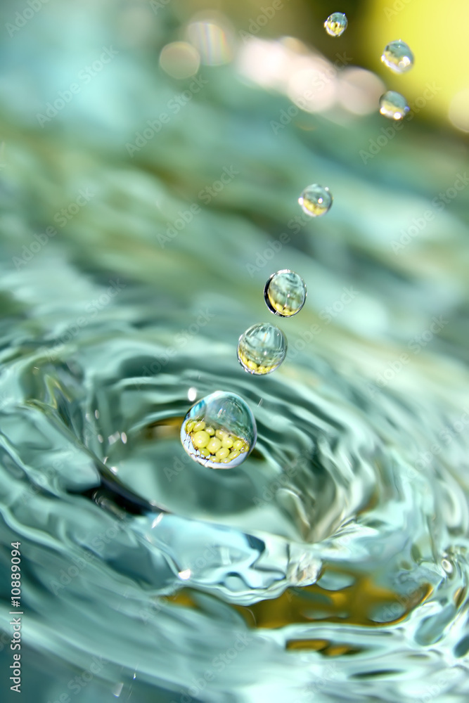 Dropped grapes.