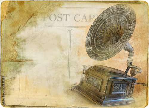 vintage musical post gard