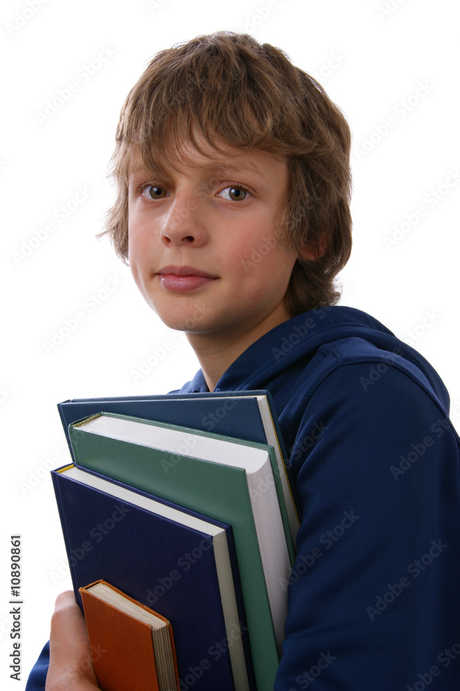 Boy reading a book Boy reading a book