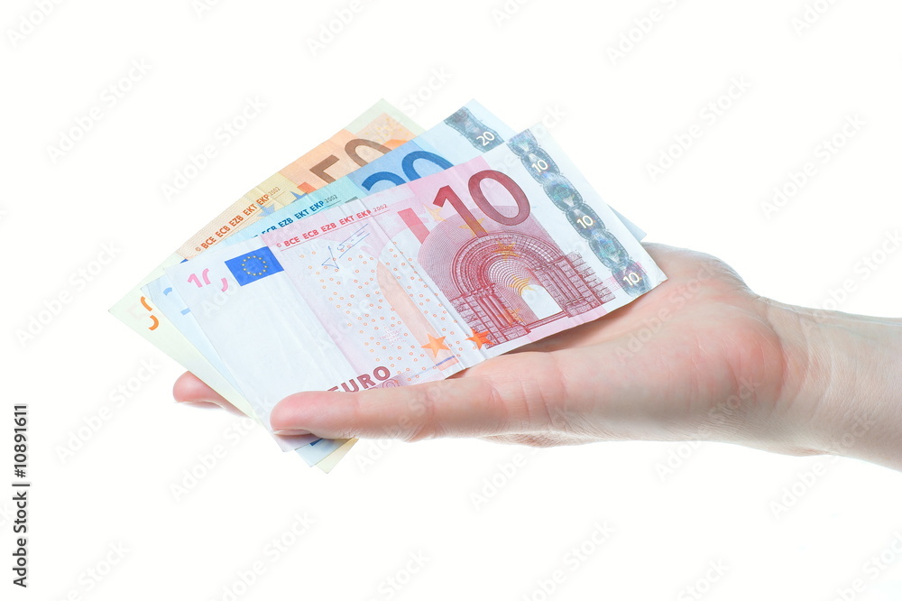 woman hand and cash woman hand and cash