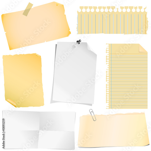 note paper vector