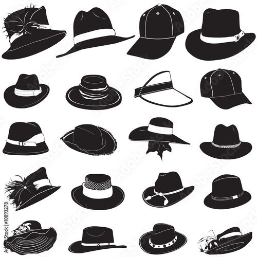 fashion hat vector