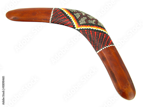Boomerang ornate weapon photo
