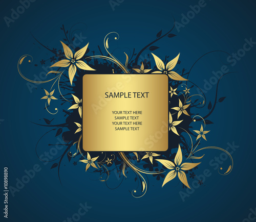 golden frame for text