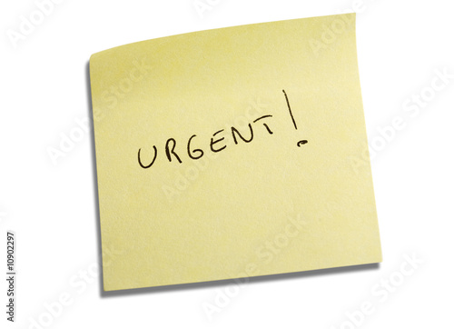 Post it urgent