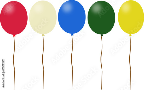 Cinq ballons