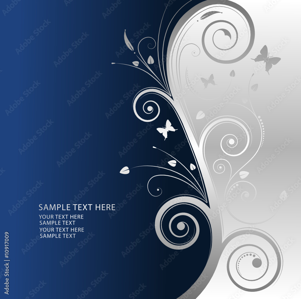 abstract floral background with place for your text abstract floral background with place for your text