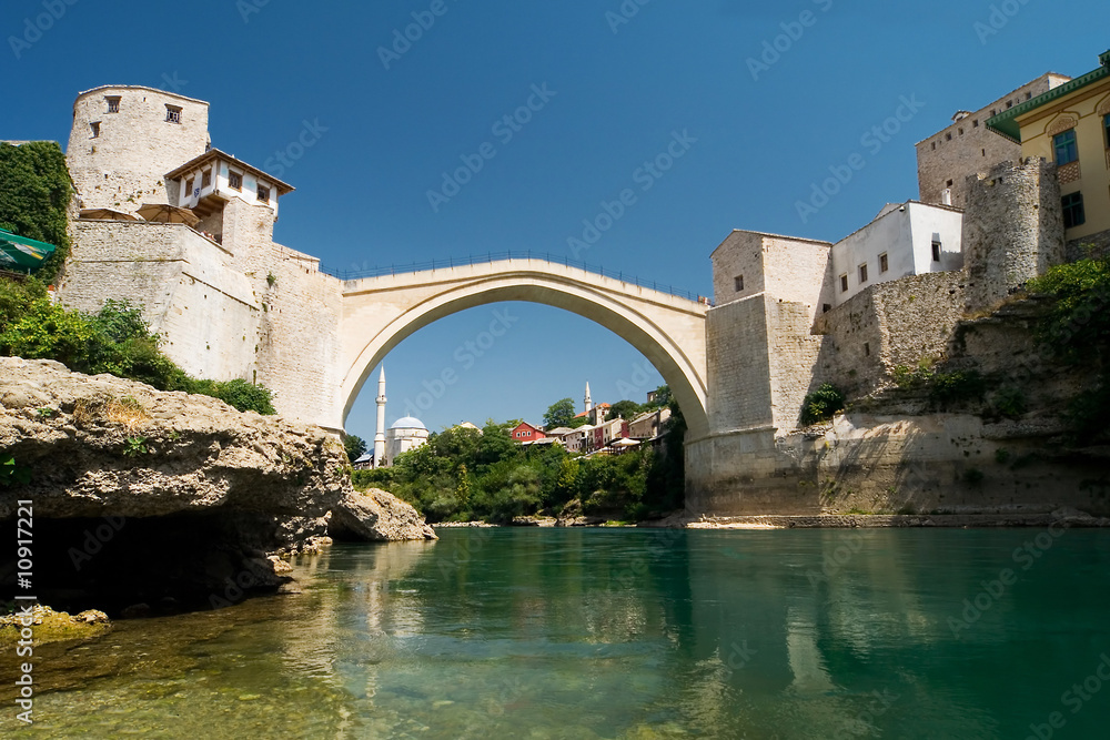 the old bridge in Mostar