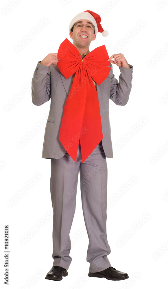 Fotografie Christmas Businessman