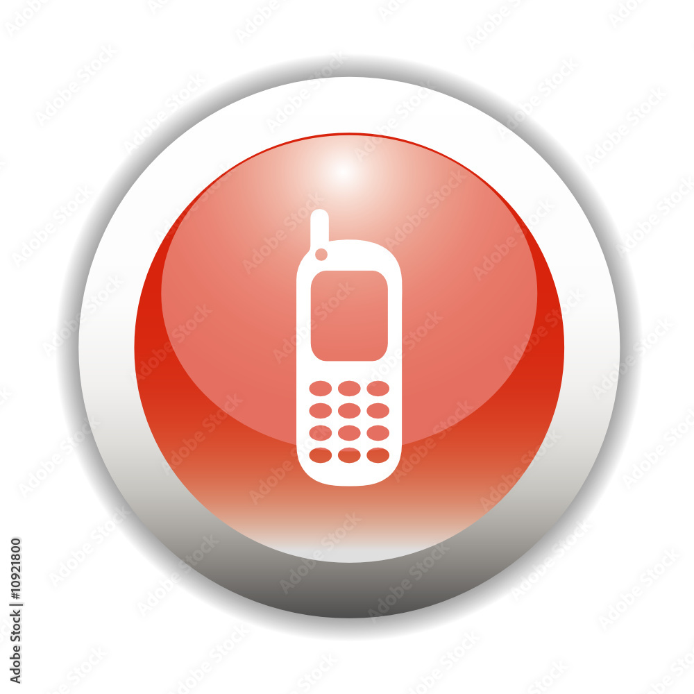 Cell Phone Icon Web Button Cell Phone Icon Web Button