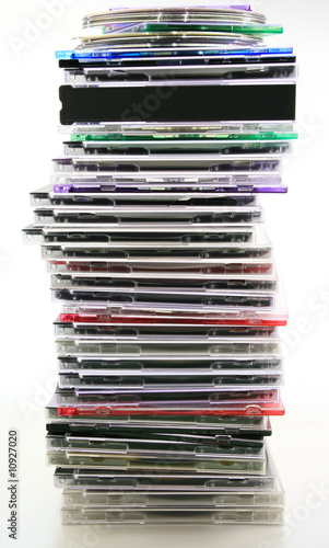 Canvas Print My cd stack