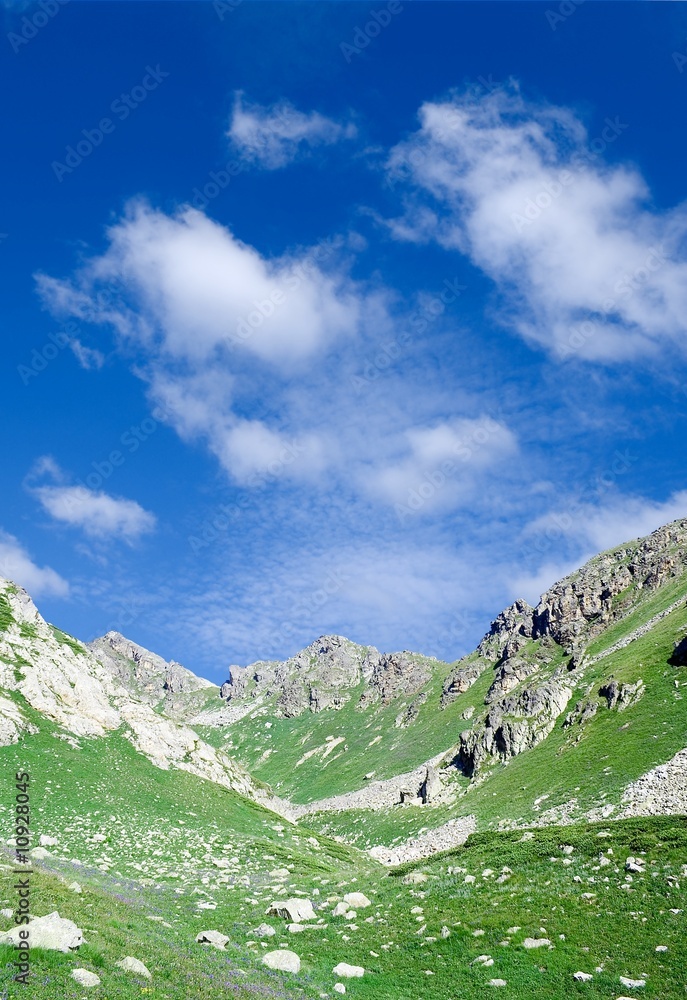 Obraz premium mountain pass