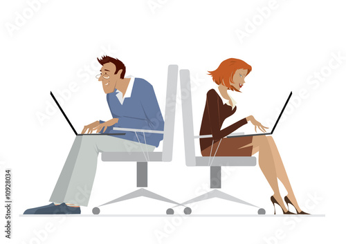Office workers
