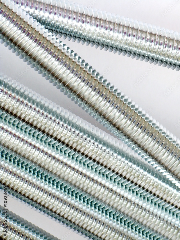 Close up of screw thread Close up of screw thread