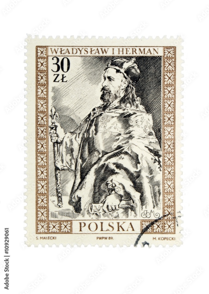 Polish stamp