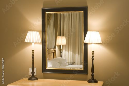 Modern Interiors - Lamps and Mirror