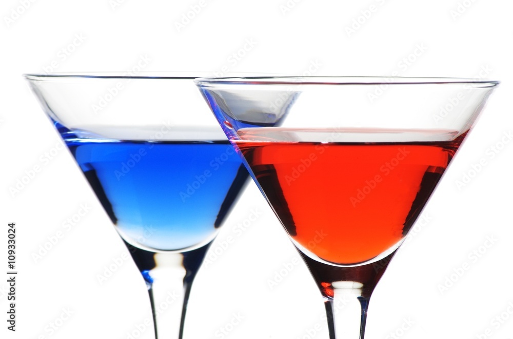 blue and red martini blue and red martini