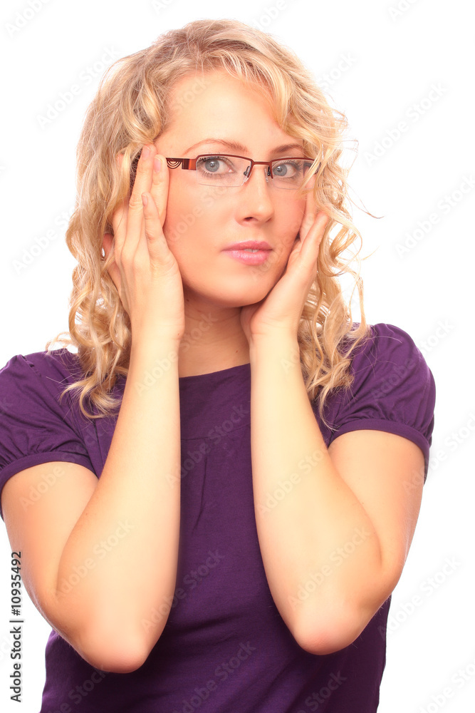 Girl bespectacled Girl bespectacled