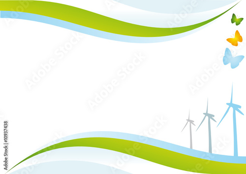 Eco energy background.