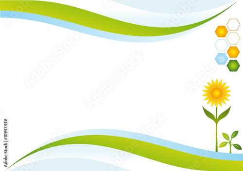 Eco energy background.