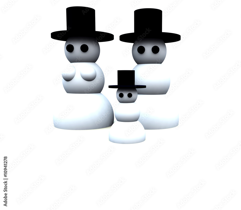 Snowman Family 3 Snowman Family 3