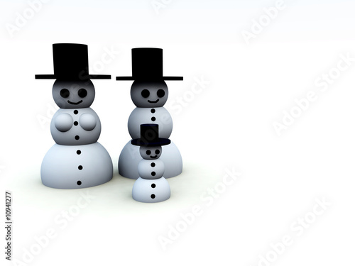 Snowman Family 4