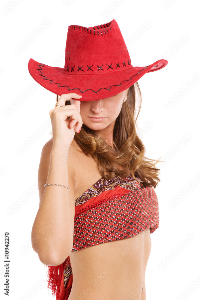 girl in red hat girl in red hat