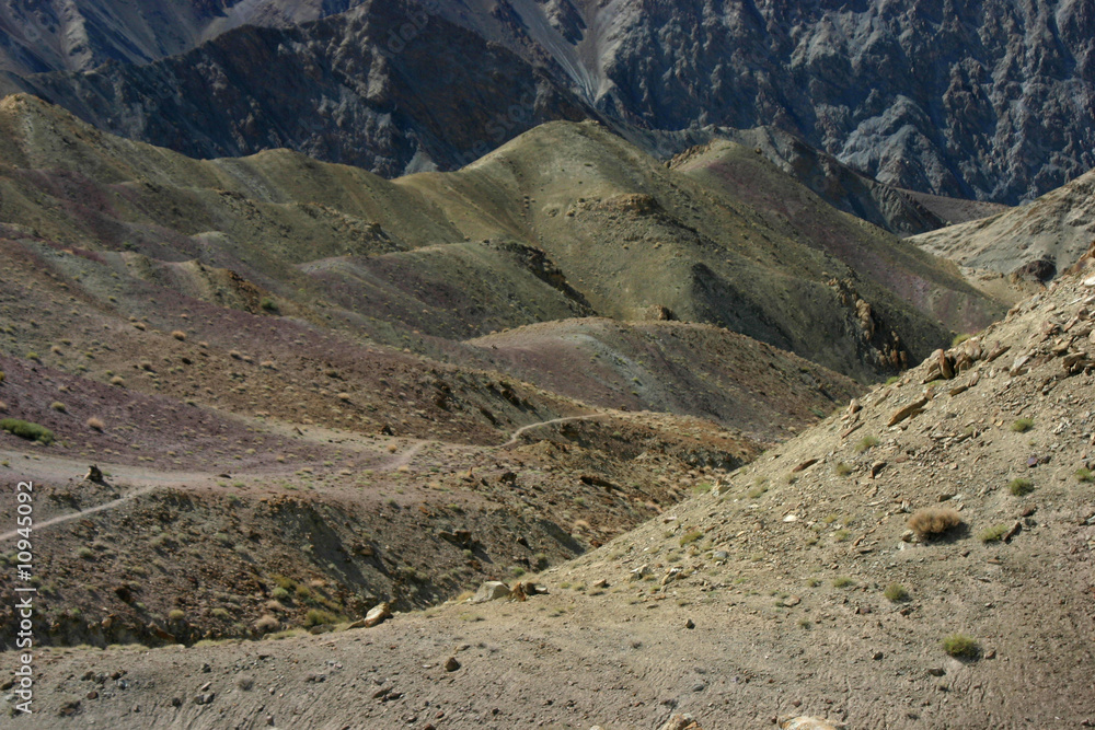 Ladakh - Paysage de montagne vers Rizong