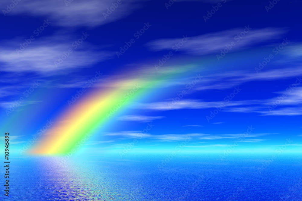 rainbow in the sea rainbow in the sea