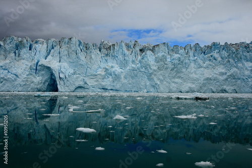 Glacier front  Greenlands largest glacier