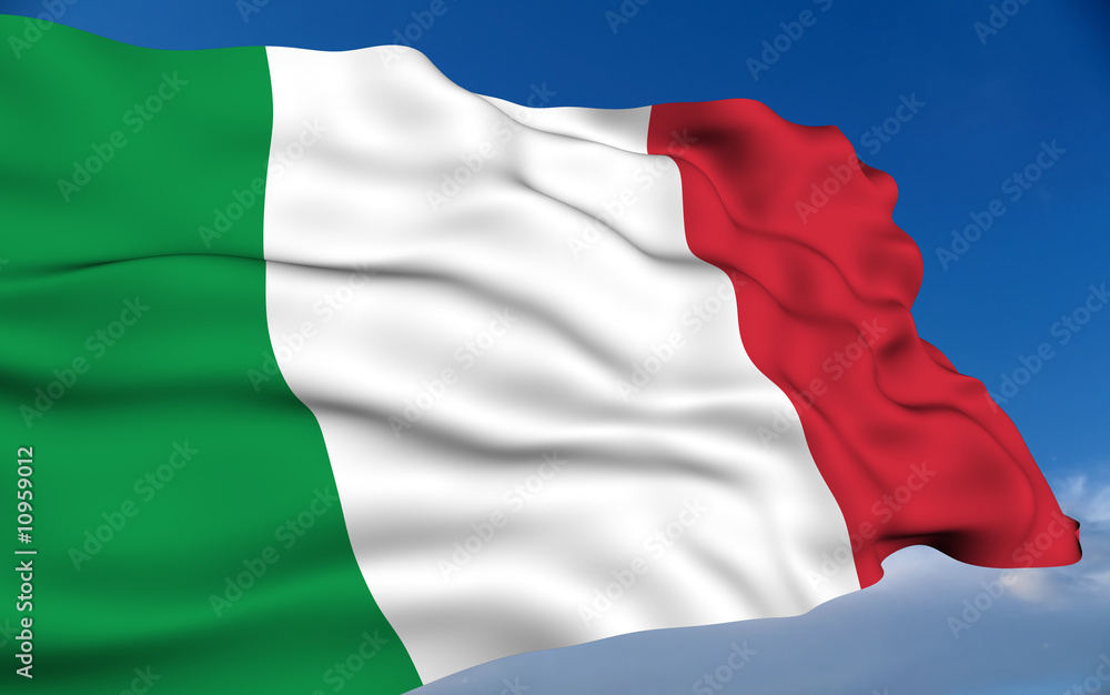 Fototapeta premium Italian flag