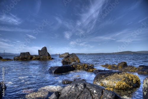 Skye island sea landscape