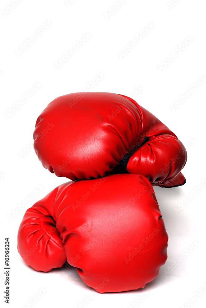 boxing gloves isolated