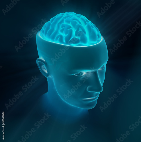 Foto Concept of concentration or crerativity